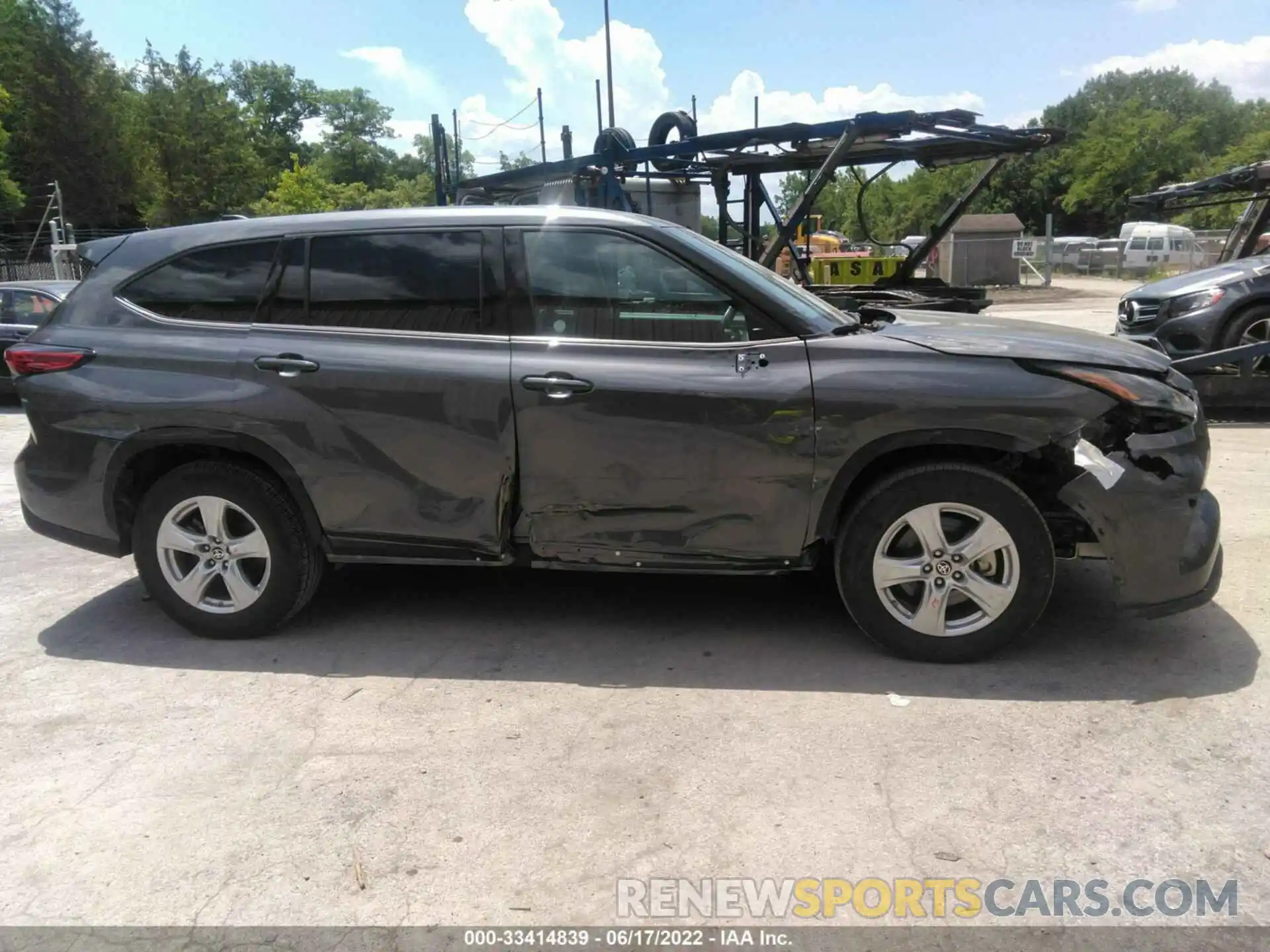 6 Photograph of a damaged car 5TDZZRAH9MS529486 TOYOTA HIGHLANDER 2021