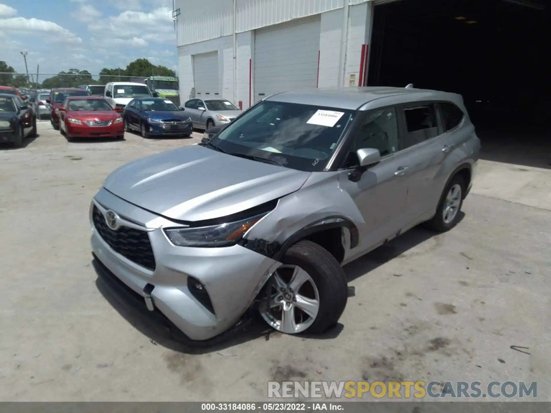 6 Photograph of a damaged car 5TDZZRAH9MS529875 TOYOTA HIGHLANDER 2021