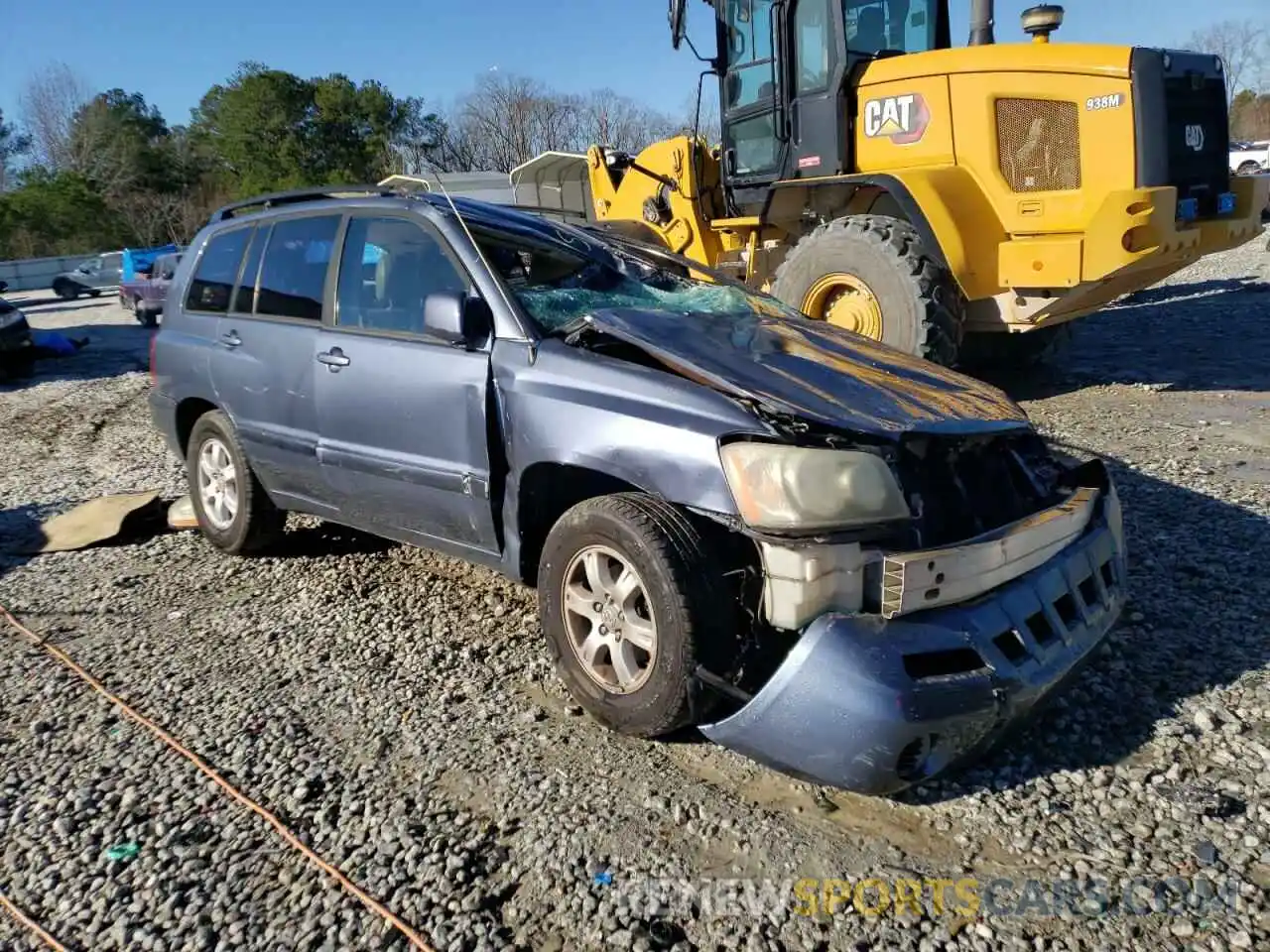 4 Photograph of a damaged car JTEGF21AX30094498 TOYOTA HIGHLANDER 2021