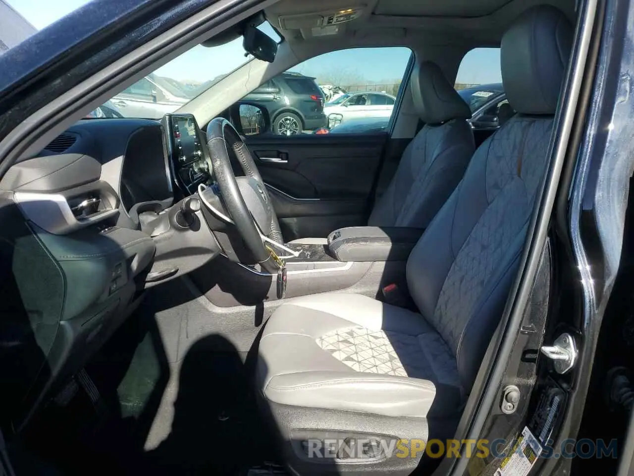 7 Photograph of a damaged car 5TDAARAH7NS511770 TOYOTA HIGHLANDER 2022