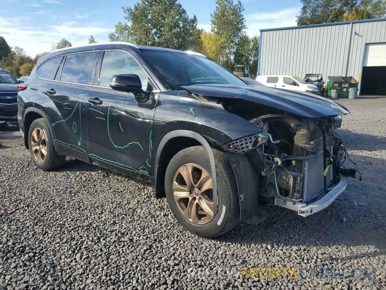 4 Photograph of a damaged car 5TDABRCH4NS541691 TOYOTA HIGHLANDER 2022