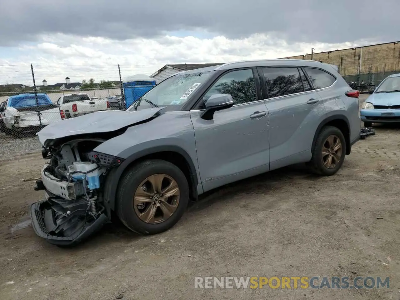 1 Photograph of a damaged car 5TDABRCH5NS541179 TOYOTA HIGHLANDER 2022