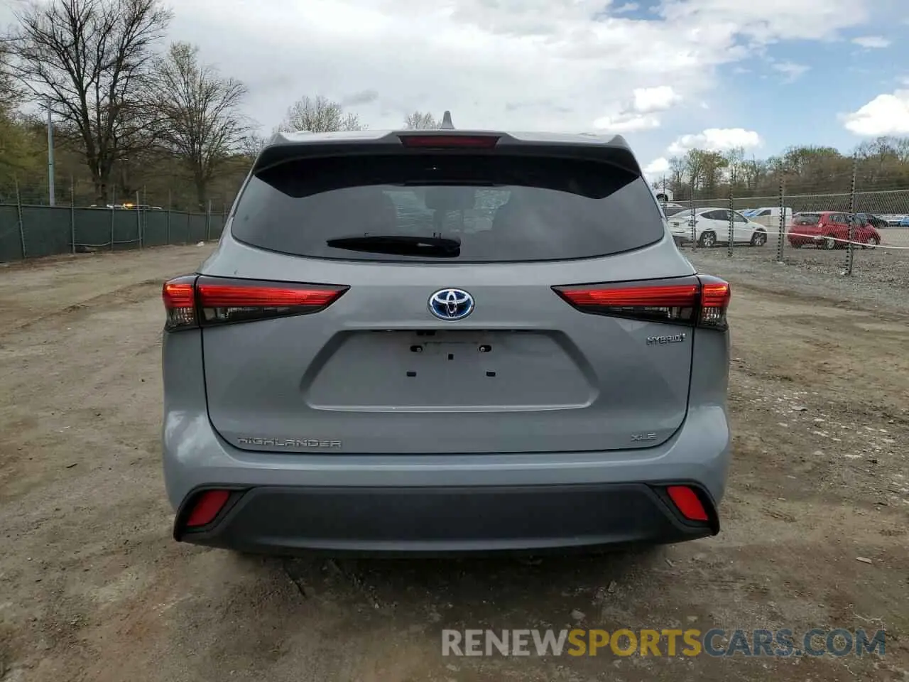 6 Photograph of a damaged car 5TDABRCH5NS541179 TOYOTA HIGHLANDER 2022