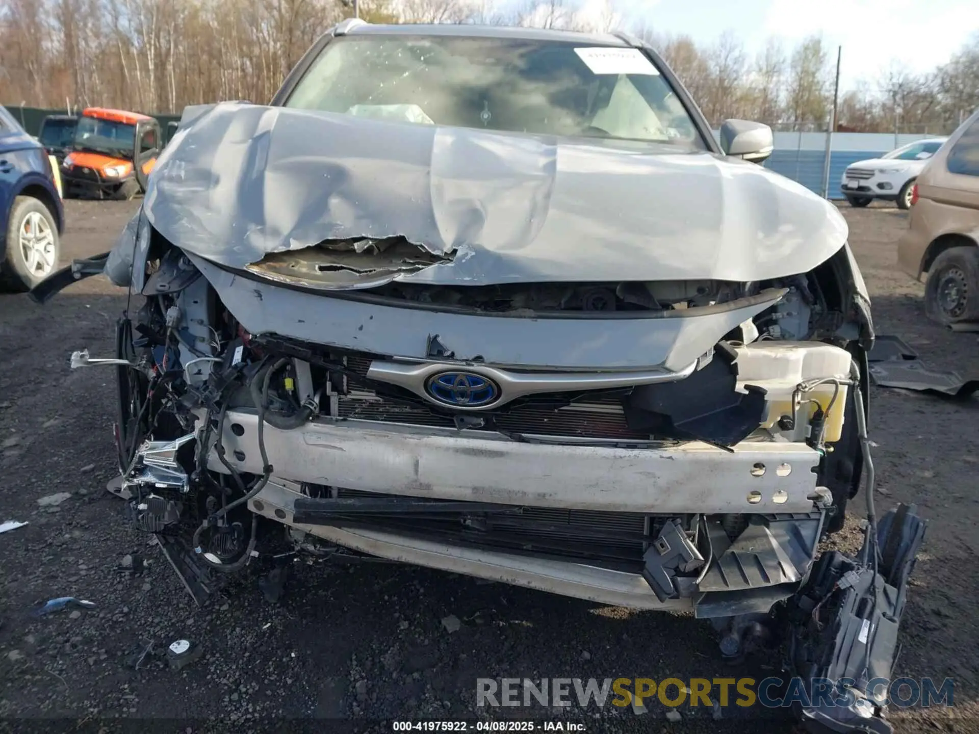 6 Photograph of a damaged car 5TDABRCH5NS544065 TOYOTA HIGHLANDER 2022