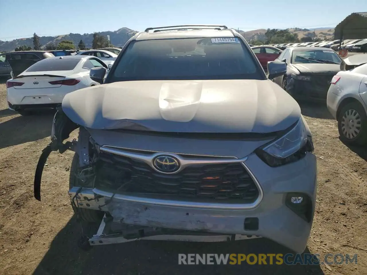 5 Photograph of a damaged car 5TDABRCHXNS538858 TOYOTA HIGHLANDER 2022
