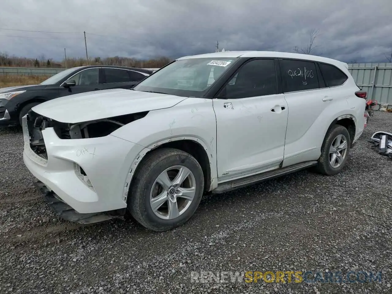 1 Photograph of a damaged car 5TDBBRCH4NS560603 TOYOTA HIGHLANDER 2022