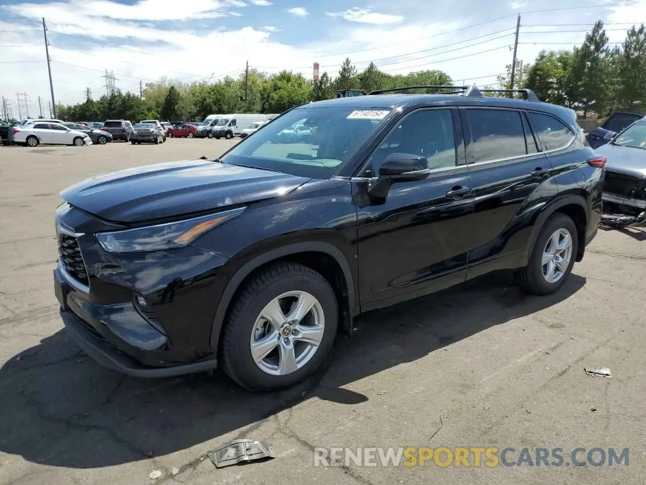 1 Photograph of a damaged car 5TDBZRBH0NS230874 TOYOTA HIGHLANDER 2022