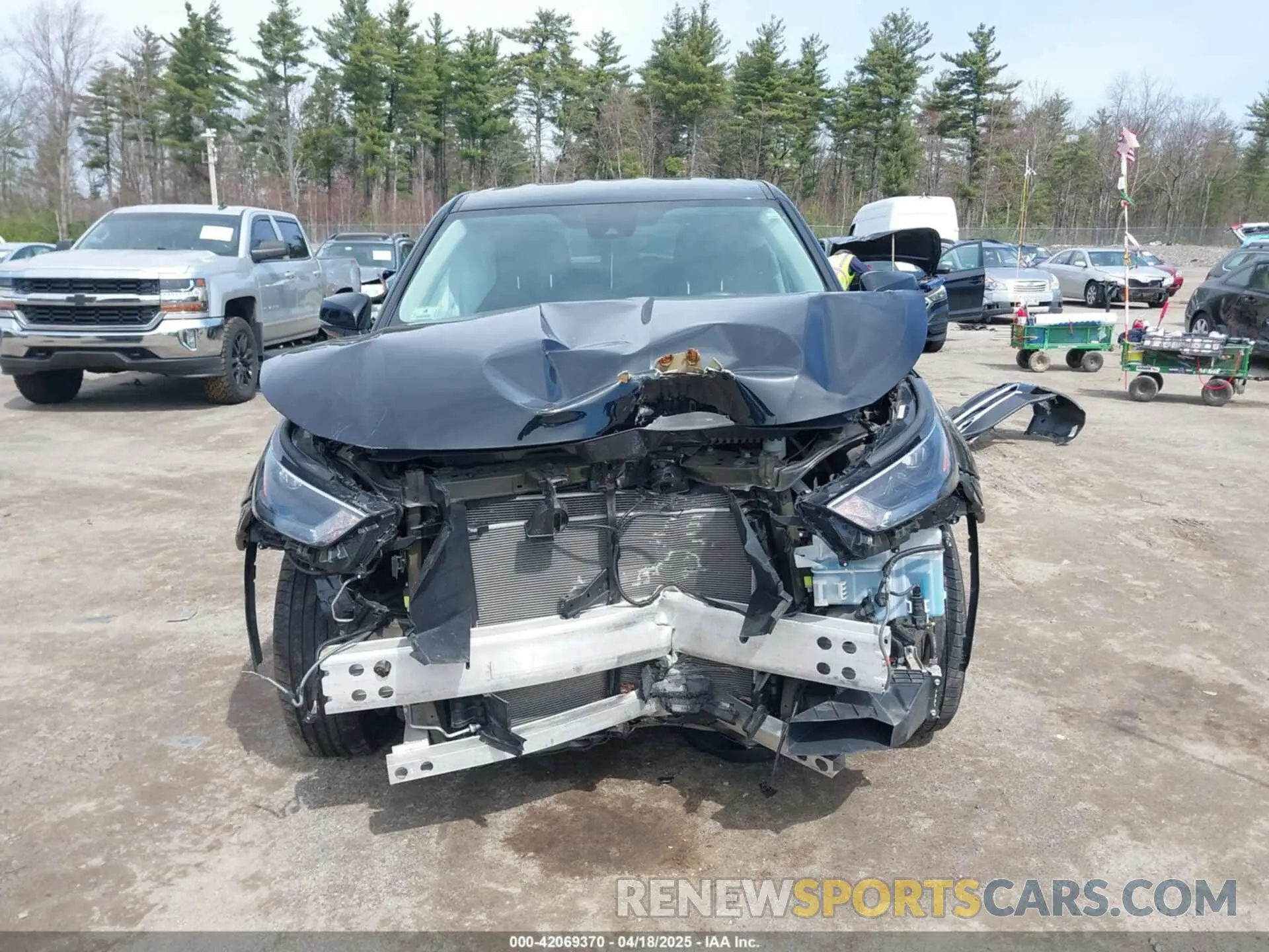 6 Photograph of a damaged car 5TDBZRBH2NS206348 TOYOTA HIGHLANDER 2022