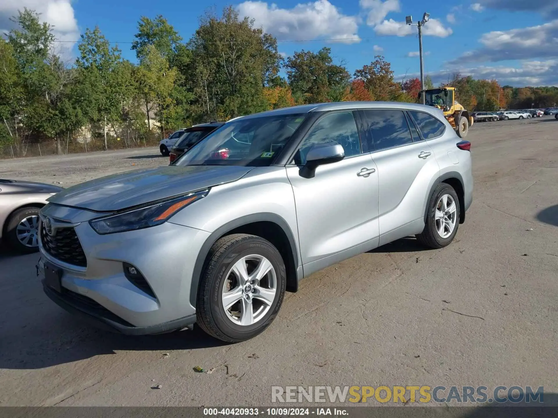 2 Photograph of a damaged car 5TDBZRBH2NS578630 TOYOTA HIGHLANDER 2022