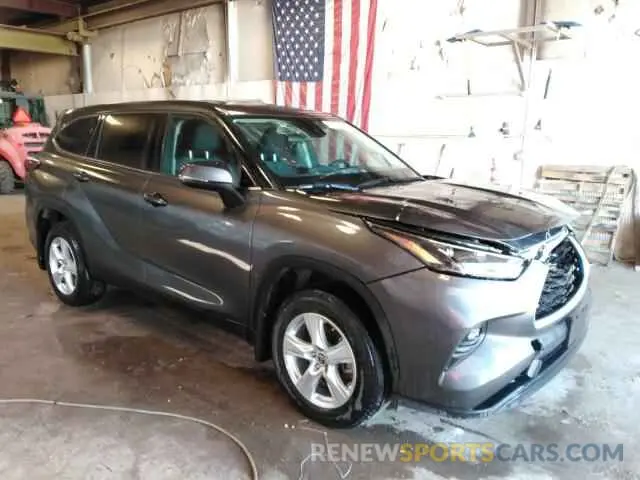 4 Photograph of a damaged car 5TDBZRBH4NS238217 TOYOTA HIGHLANDER 2022