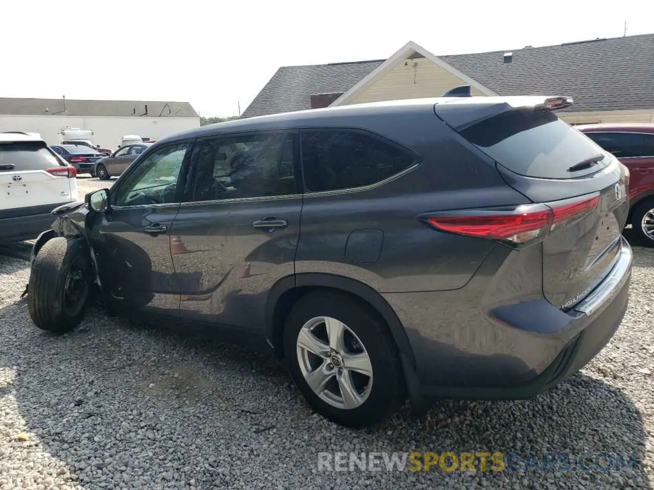 2 Photograph of a damaged car 5TDBZRBH4NS563983 TOYOTA HIGHLANDER 2022