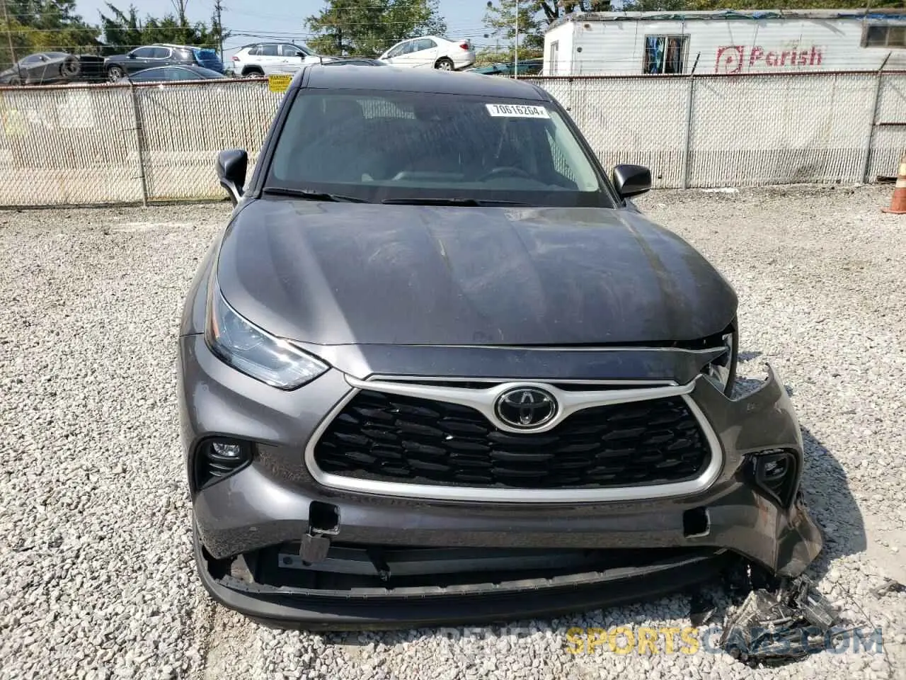5 Photograph of a damaged car 5TDBZRBH4NS563983 TOYOTA HIGHLANDER 2022
