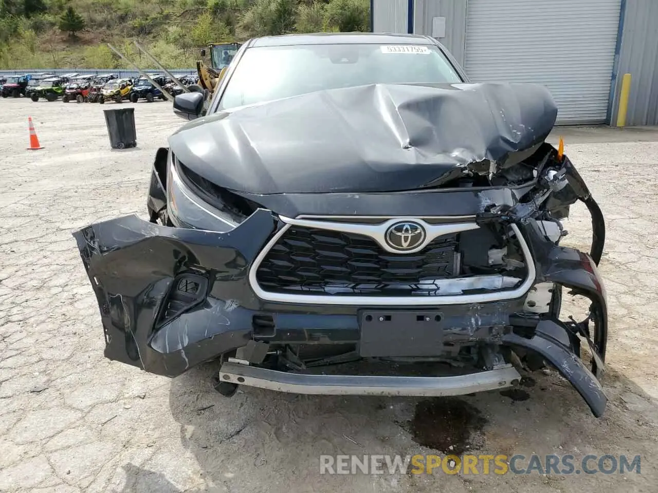 5 Photograph of a damaged car 5TDBZRBH6NS595835 TOYOTA HIGHLANDER 2022