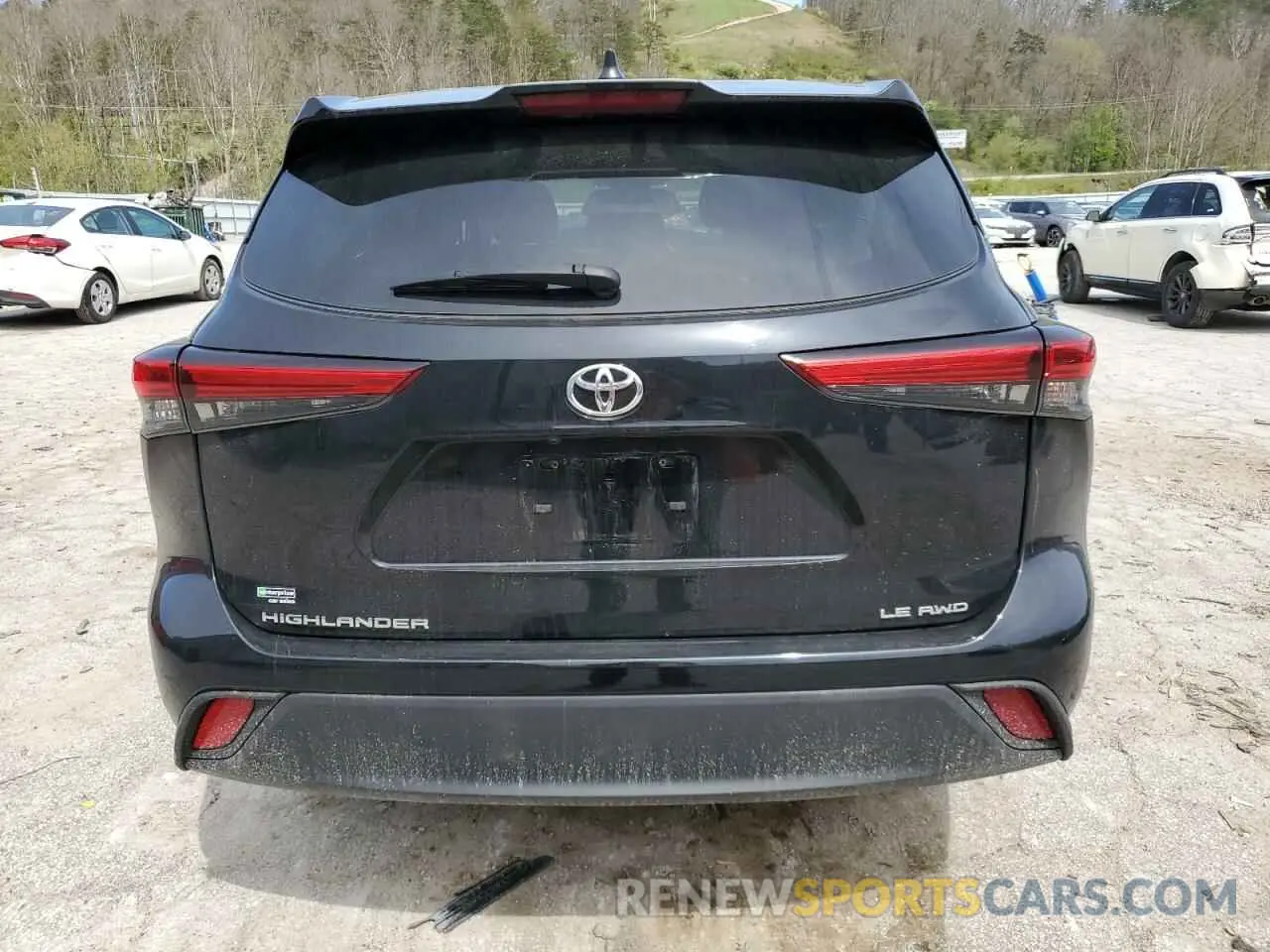 6 Photograph of a damaged car 5TDBZRBH6NS595835 TOYOTA HIGHLANDER 2022