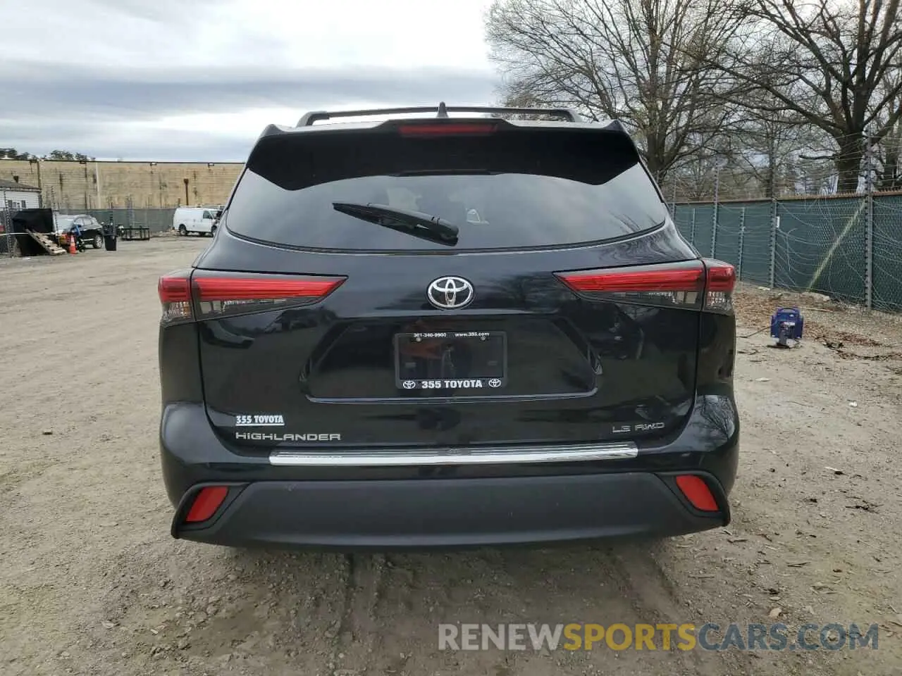6 Photograph of a damaged car 5TDBZRBHXNS183031 TOYOTA HIGHLANDER 2022