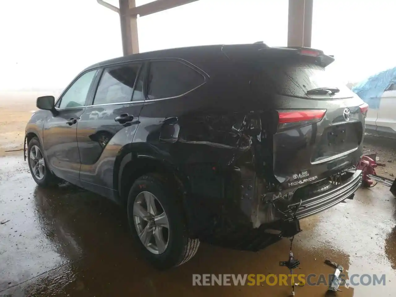 3 Photograph of a damaged car 5TDCZRBH1NS174741 TOYOTA HIGHLANDER 2022