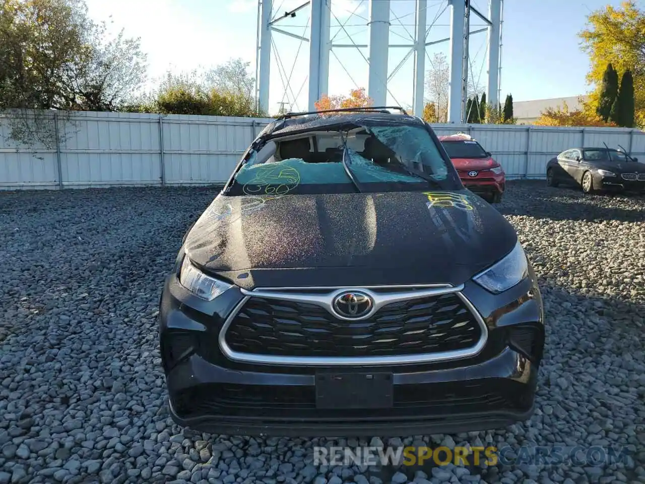 7 Photograph of a damaged car 5TDCZRBH2NS179219 TOYOTA HIGHLANDER 2022