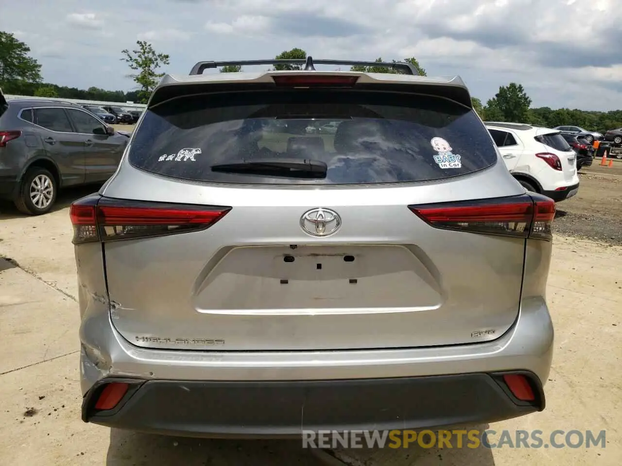 6 Photograph of a damaged car 5TDCZRBHXNS168761 TOYOTA HIGHLANDER 2022