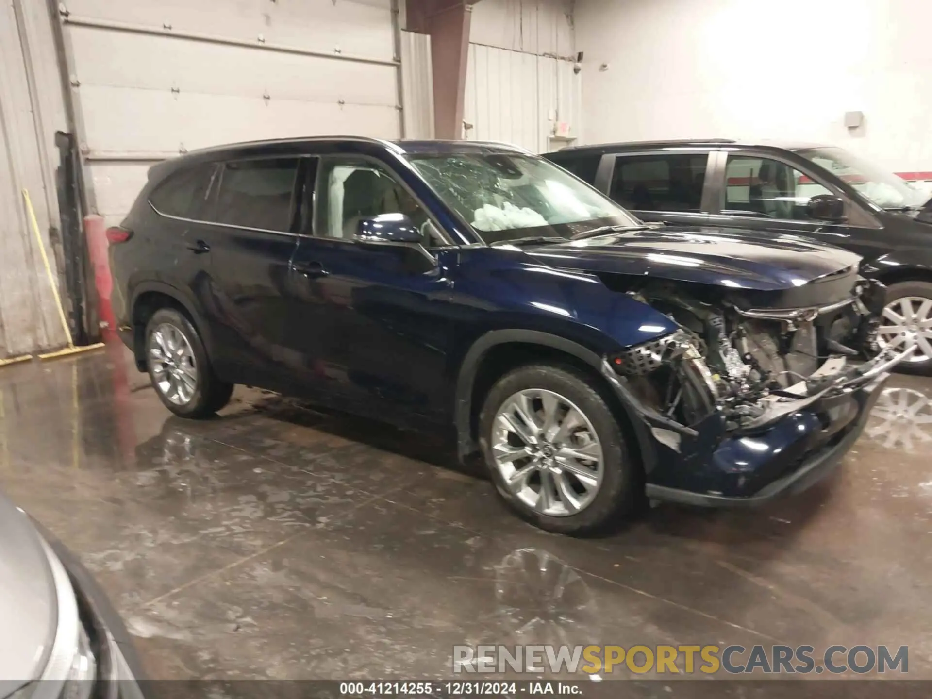 1 Photograph of a damaged car 5TDDZRBH1NS214465 TOYOTA HIGHLANDER 2022