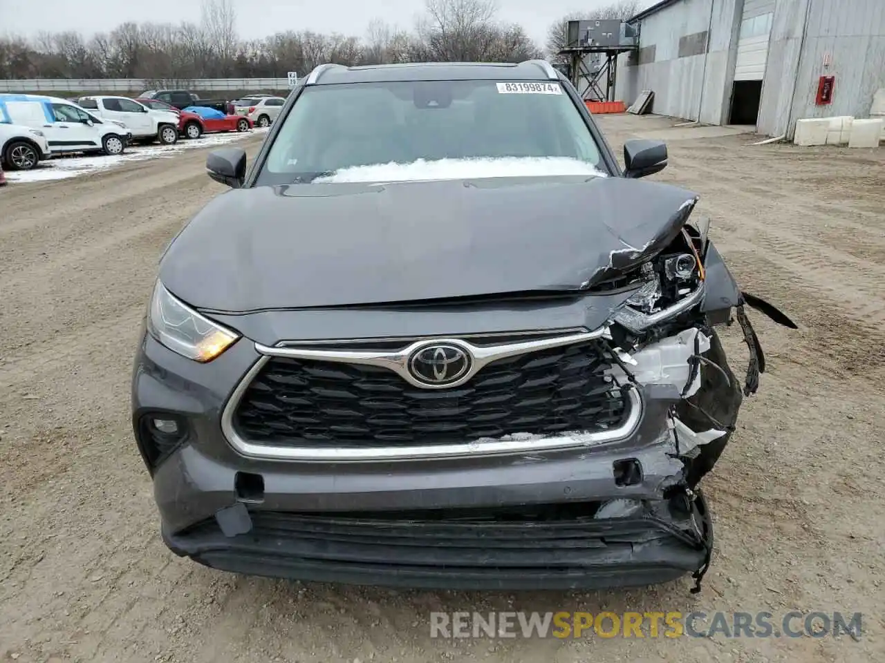 5 Photograph of a damaged car 5TDDZRBH3NS171473 TOYOTA HIGHLANDER 2022