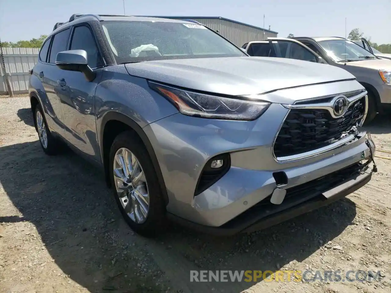 1 Photograph of a damaged car 5TDDZRBHXNS208700 TOYOTA HIGHLANDER 2022