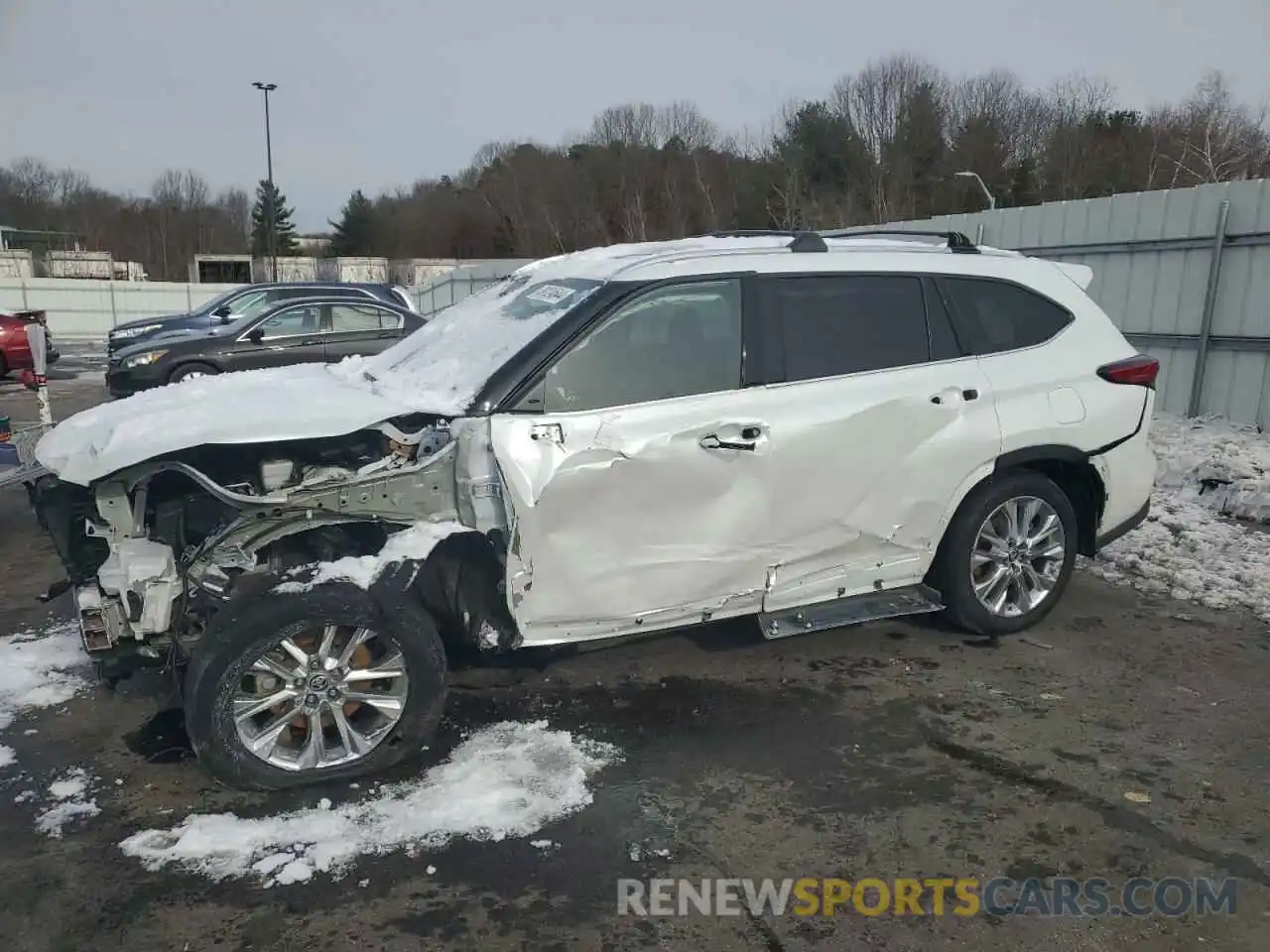 1 Photograph of a damaged car 5TDDZRBHXNS217820 TOYOTA HIGHLANDER 2022