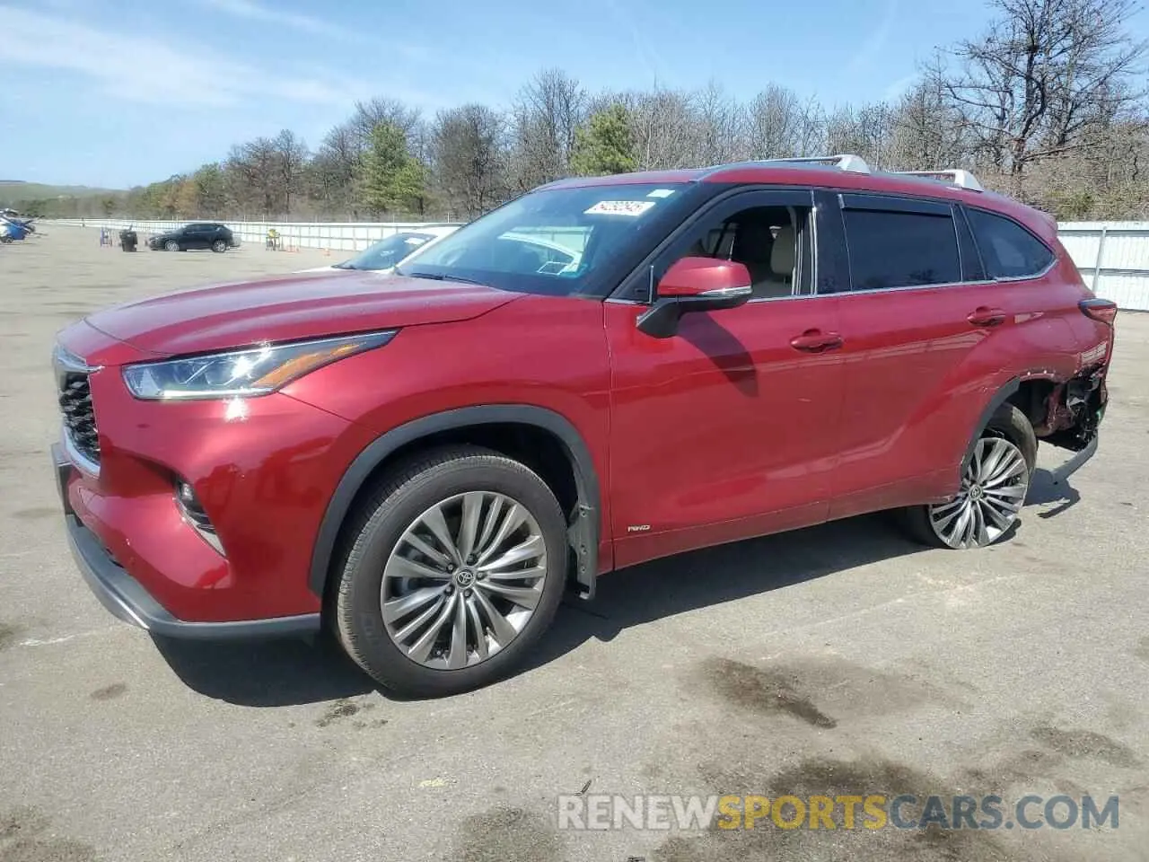1 Photograph of a damaged car 5TDEBRCH3NS075589 TOYOTA HIGHLANDER 2022