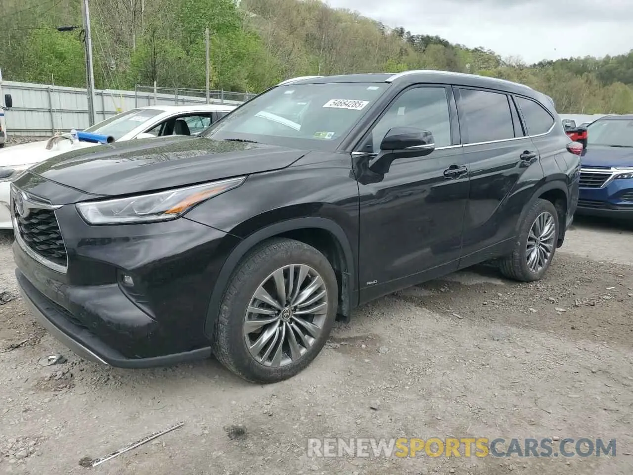 1 Photograph of a damaged car 5TDEBRCH6NS079586 TOYOTA HIGHLANDER 2022
