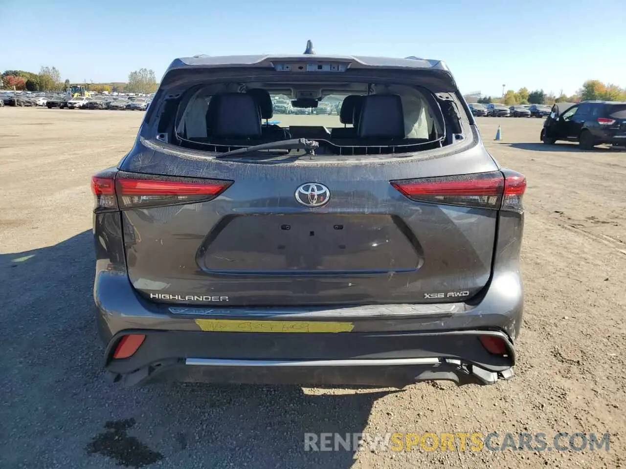 6 Photograph of a damaged car 5TDEBRCH9NS078738 TOYOTA HIGHLANDER 2022