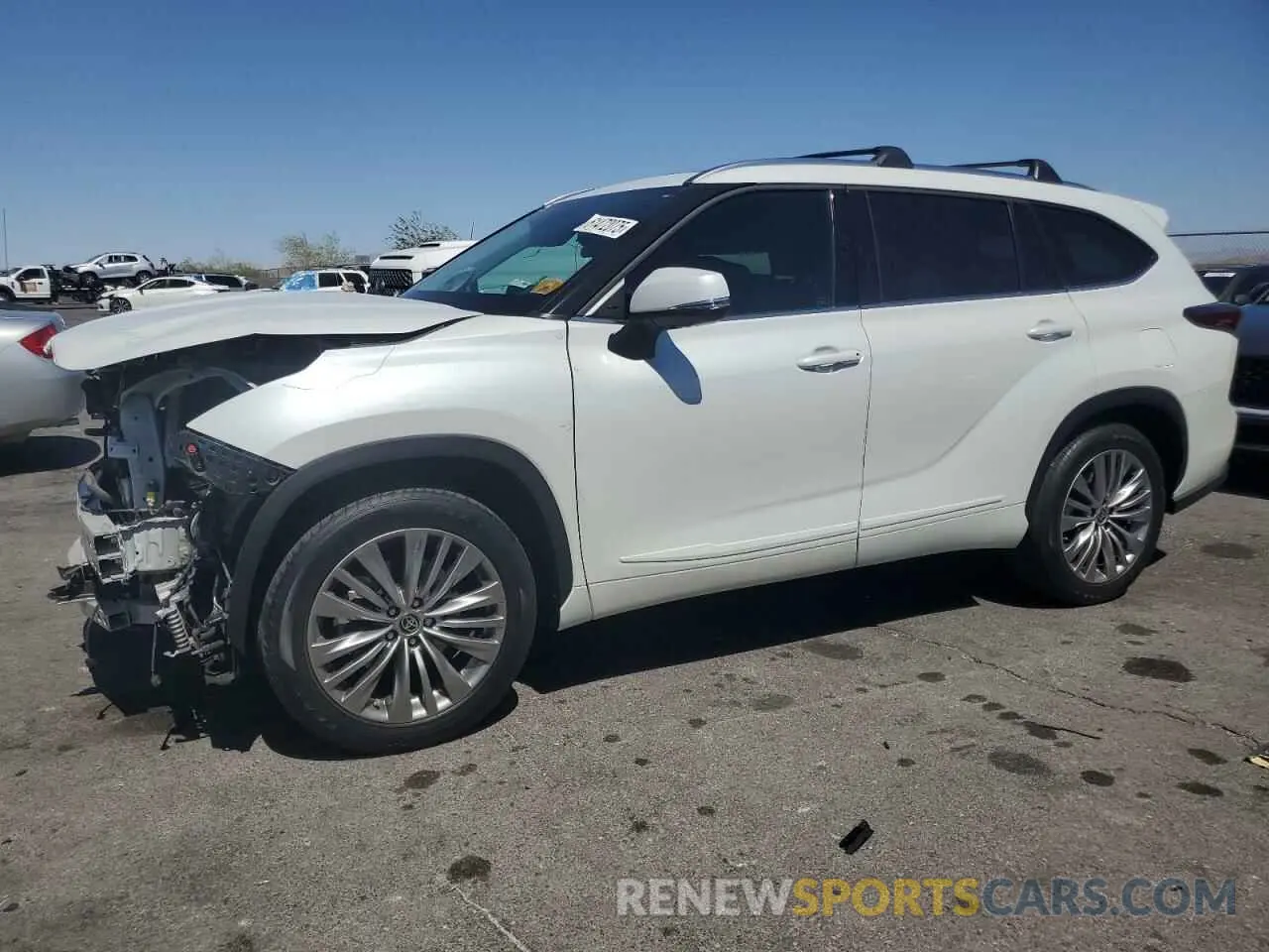 1 Photograph of a damaged car 5TDFARAH5NS012746 TOYOTA HIGHLANDER 2022