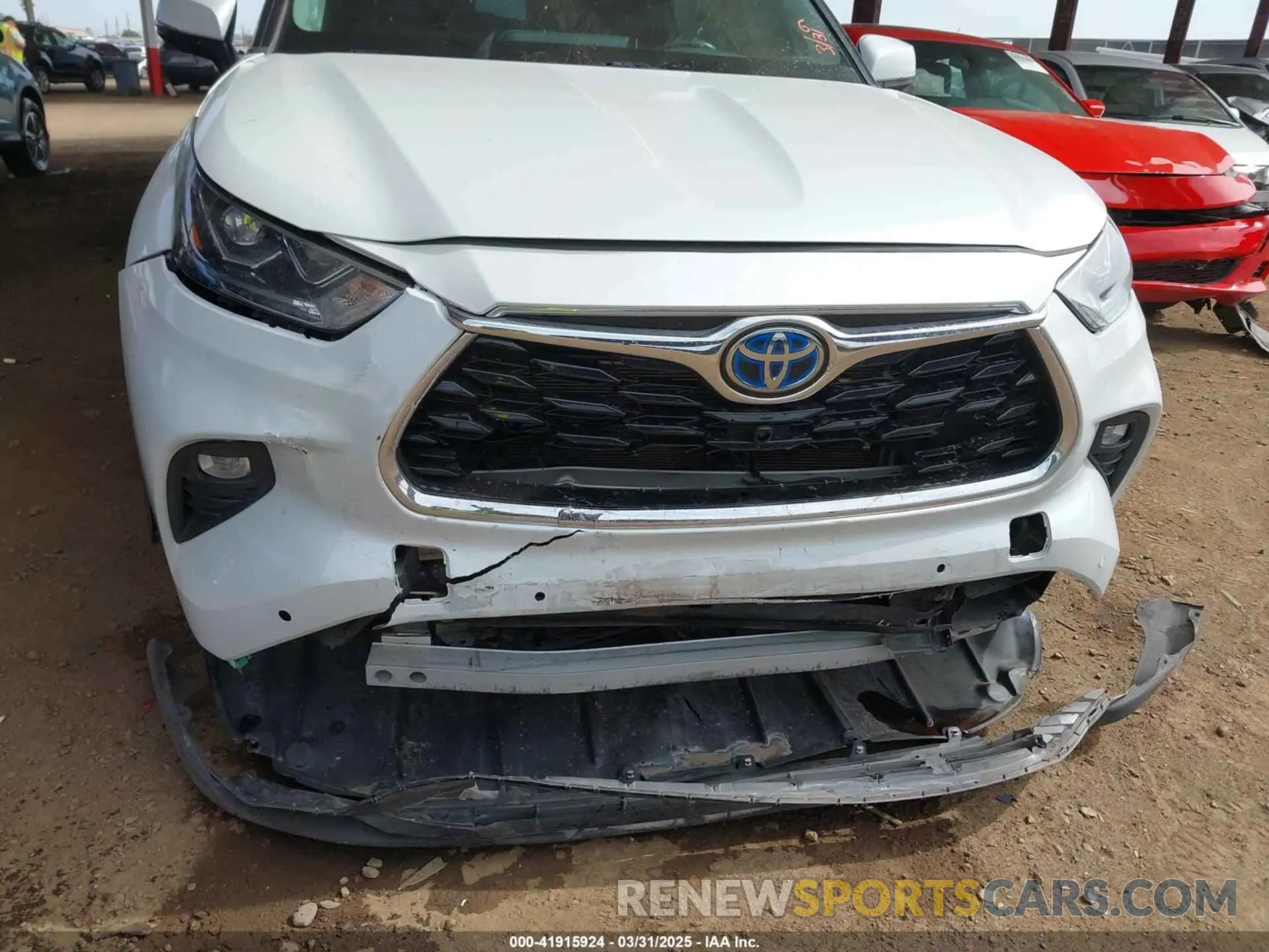6 Photograph of a damaged car 5TDFARAH5NS014075 TOYOTA HIGHLANDER 2022