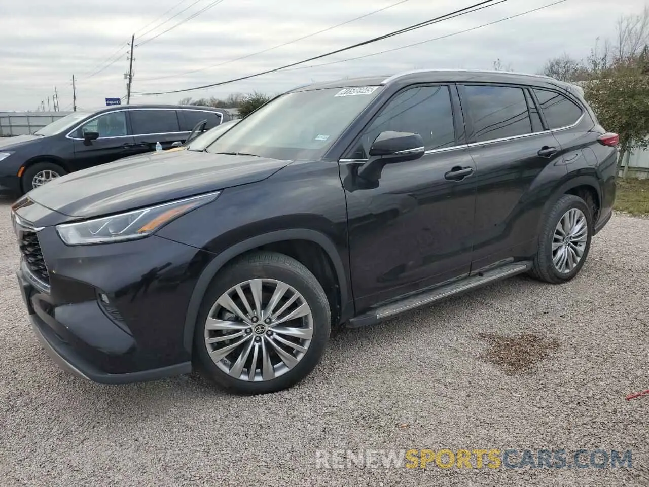 1 Photograph of a damaged car 5TDFZRAH7NS126837 TOYOTA HIGHLANDER 2022