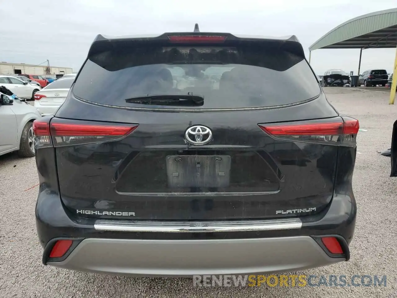 6 Photograph of a damaged car 5TDFZRAH7NS126837 TOYOTA HIGHLANDER 2022