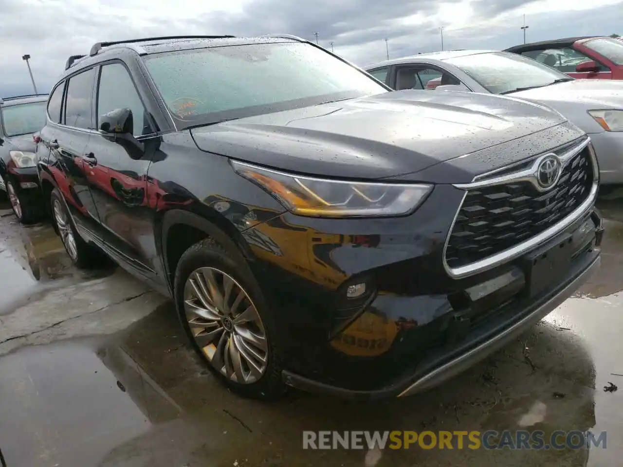 1 Photograph of a damaged car 5TDFZRBH2NS227086 TOYOTA HIGHLANDER 2022