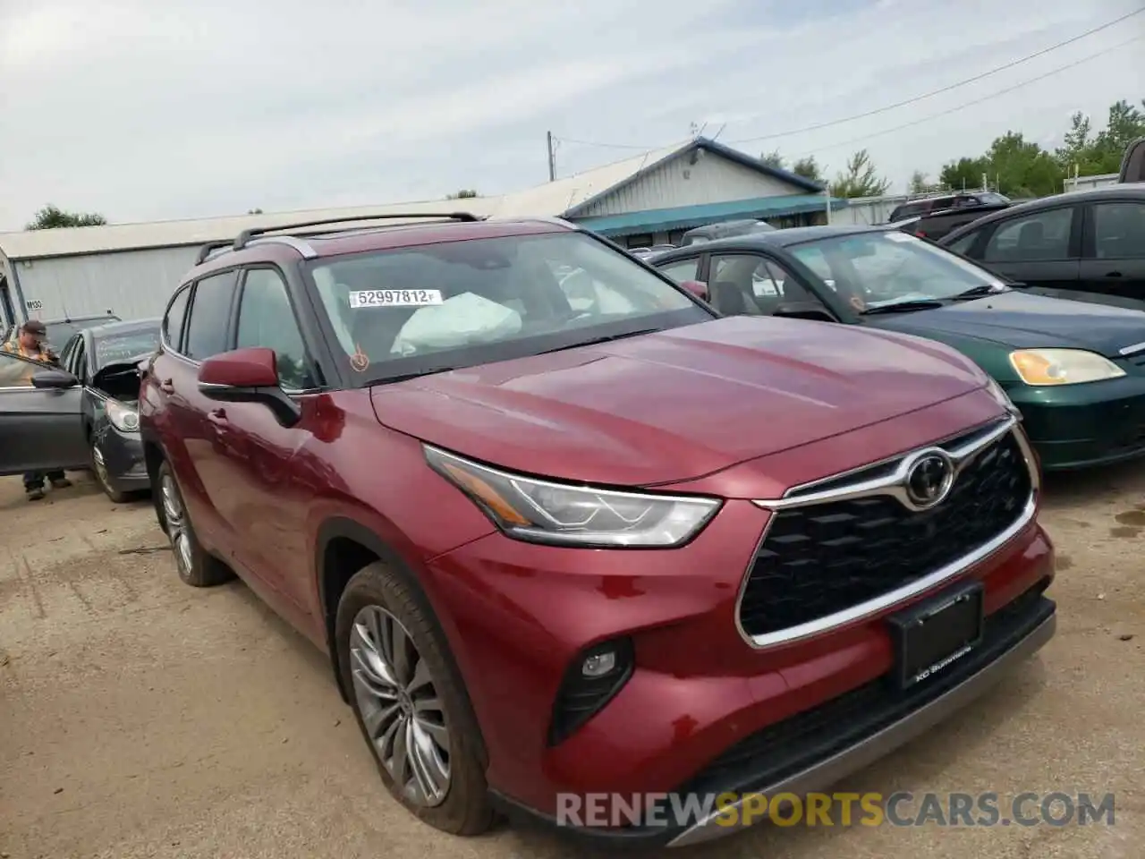 1 Photograph of a damaged car 5TDFZRBH3NS161079 TOYOTA HIGHLANDER 2022