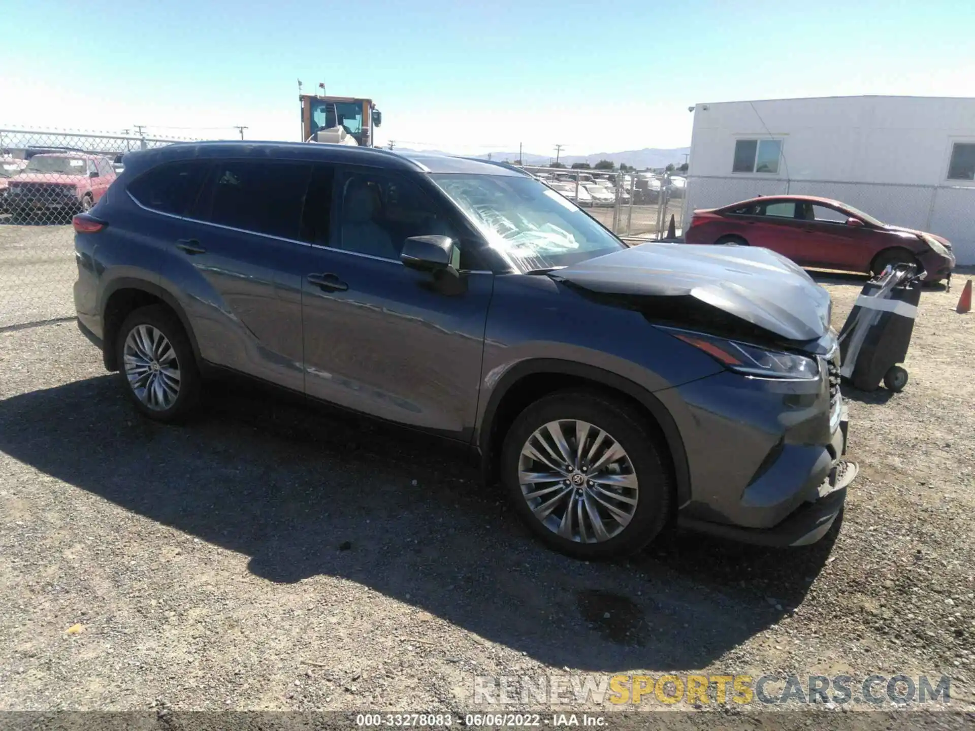 1 Photograph of a damaged car 5TDFZRBH3NS214749 TOYOTA HIGHLANDER 2022