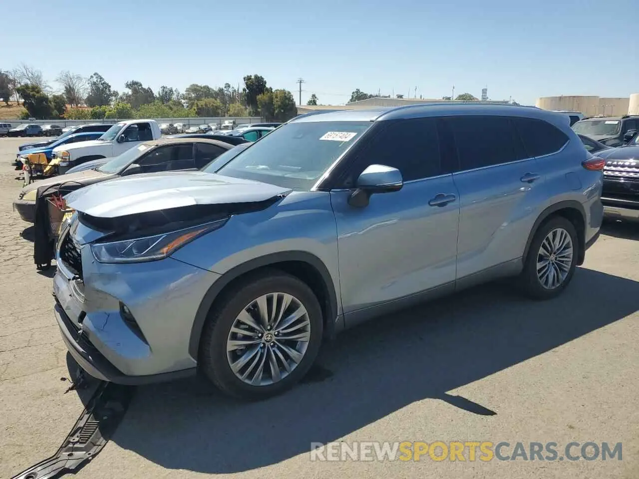 1 Photograph of a damaged car 5TDFZRBH5NS238406 TOYOTA HIGHLANDER 2022