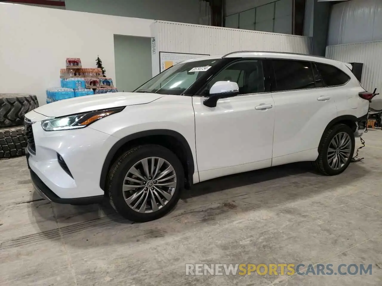 1 Photograph of a damaged car 5TDFZRBH6NS181763 TOYOTA HIGHLANDER 2022