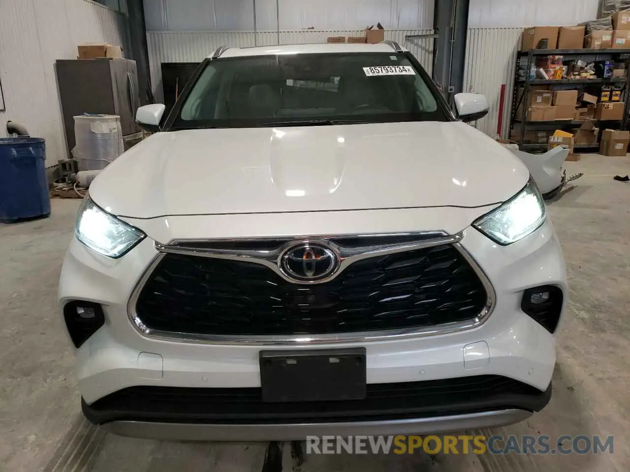 5 Photograph of a damaged car 5TDFZRBH6NS181763 TOYOTA HIGHLANDER 2022