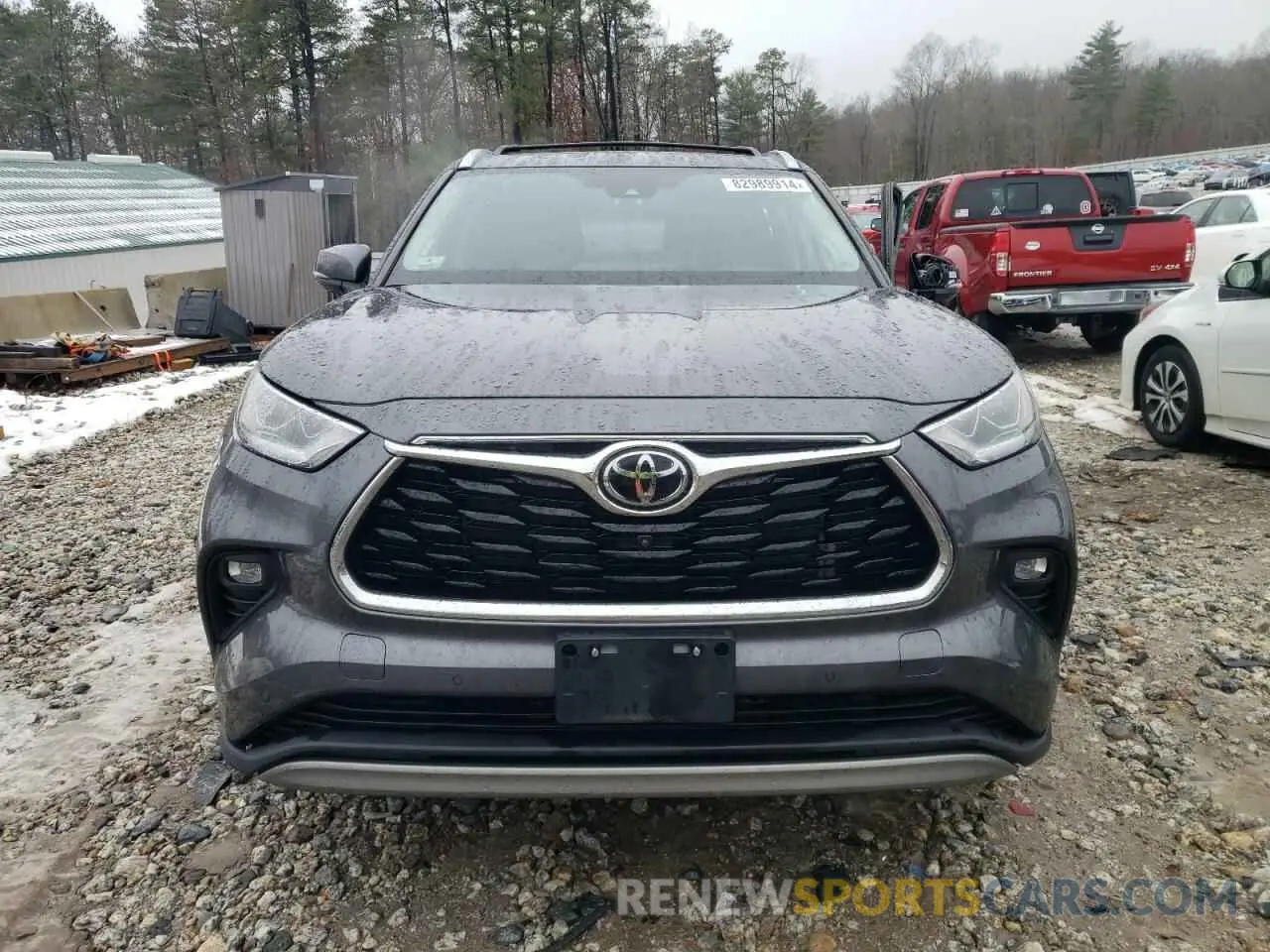 5 Photograph of a damaged car 5TDFZRBH7NS182601 TOYOTA HIGHLANDER 2022