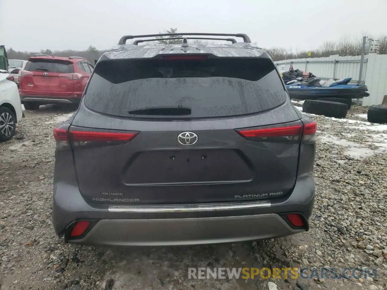6 Photograph of a damaged car 5TDFZRBH7NS182601 TOYOTA HIGHLANDER 2022