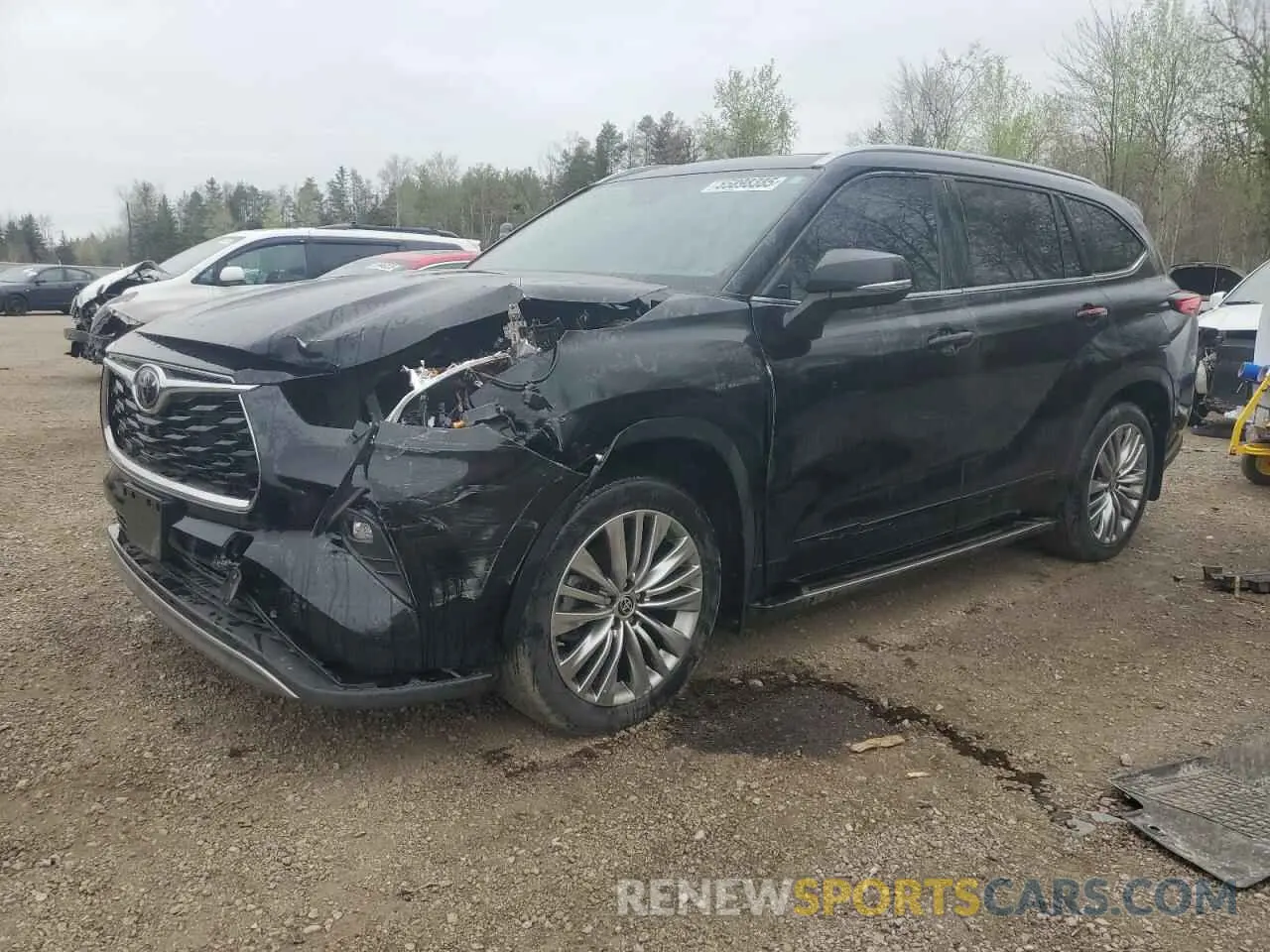 1 Photograph of a damaged car 5TDFZRBH7NS192626 TOYOTA HIGHLANDER 2022