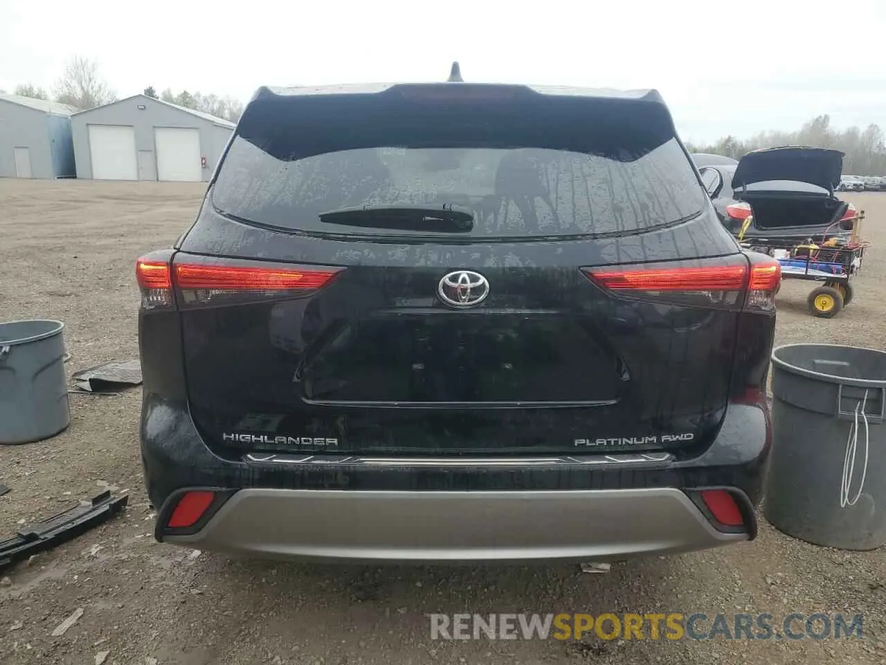 6 Photograph of a damaged car 5TDFZRBH7NS192626 TOYOTA HIGHLANDER 2022