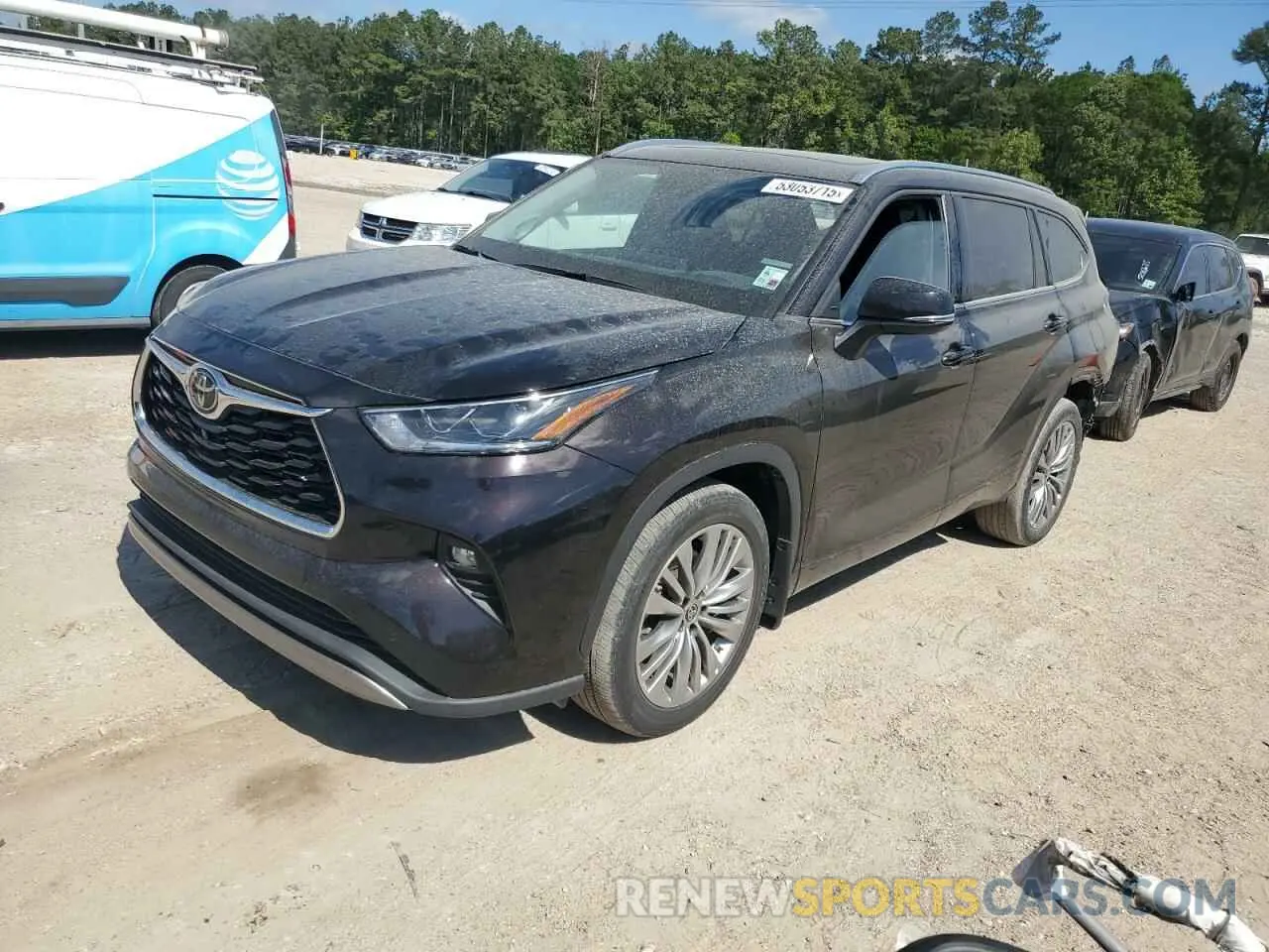 1 Photograph of a damaged car 5TDFZRBH8NS183062 TOYOTA HIGHLANDER 2022