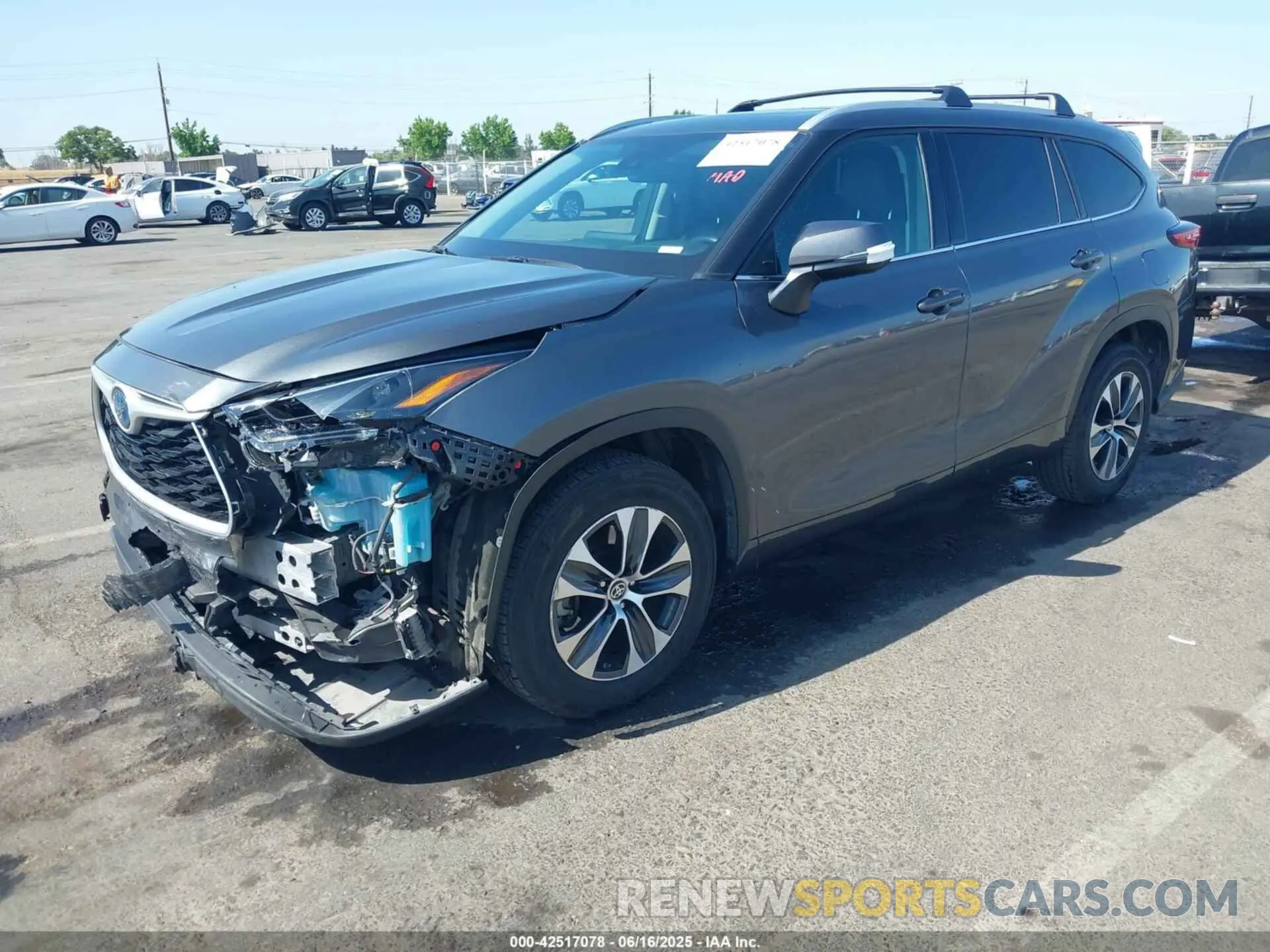 2 Photograph of a damaged car 5TDGARAH1NS516618 TOYOTA HIGHLANDER 2022