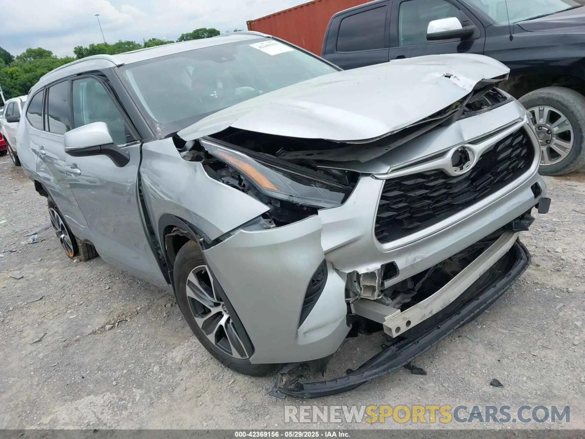 1 Photograph of a damaged car 5TDGARAH4NS511980 TOYOTA HIGHLANDER 2022