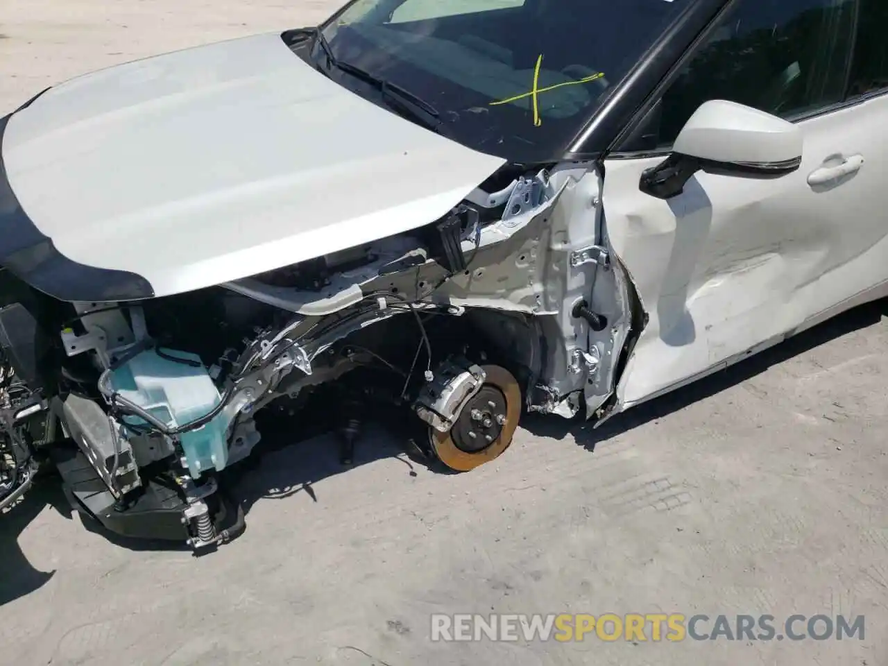 9 Photograph of a damaged car 5TDGARAH9NS513448 TOYOTA HIGHLANDER 2022