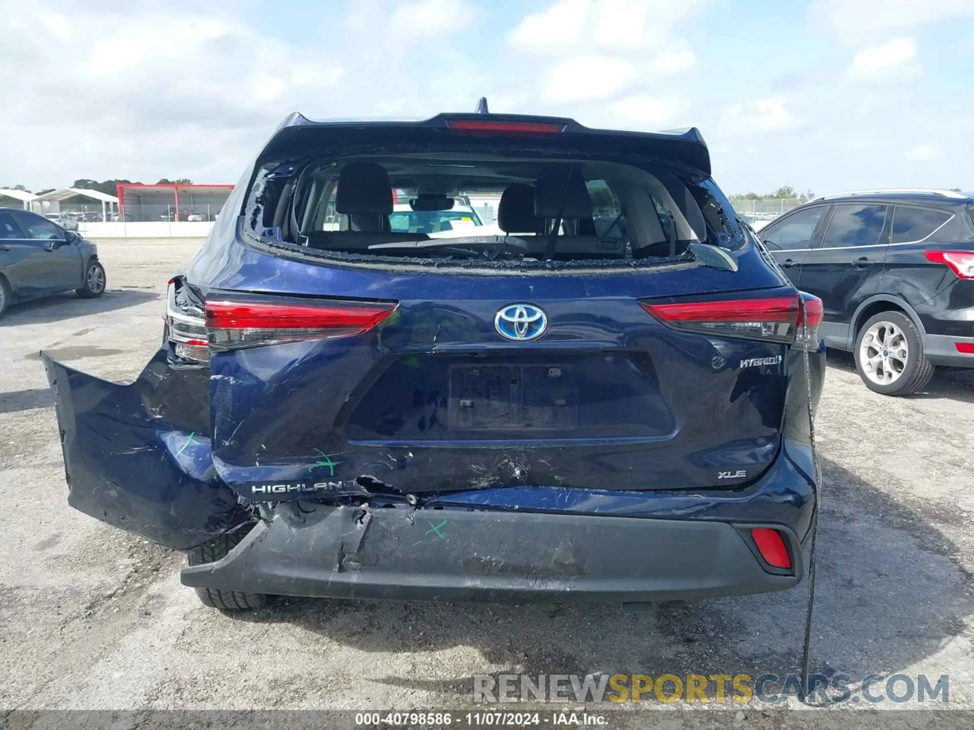 16 Photograph of a damaged car 5TDGARAHXNS510042 TOYOTA HIGHLANDER 2022