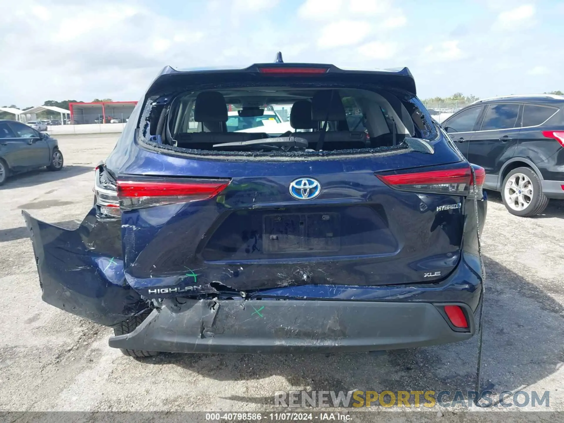 6 Photograph of a damaged car 5TDGARAHXNS510042 TOYOTA HIGHLANDER 2022