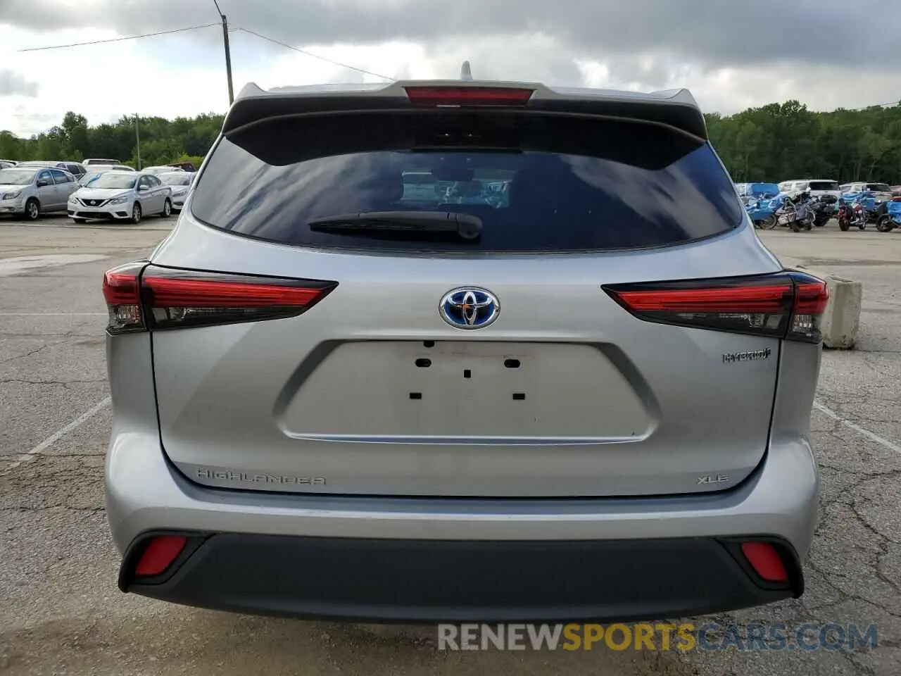 6 Photograph of a damaged car 5TDGBRCH2NS560749 TOYOTA HIGHLANDER 2022